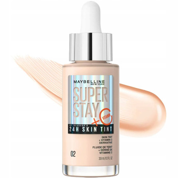 Maybelline Super Stay 24h Skin Tint Podkład Rozświetlający Witamina C 02