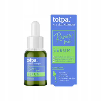 Tołpa Renew Me Odnawiające Serum Do Twarzy Zwiększa Elastyczność 30ml