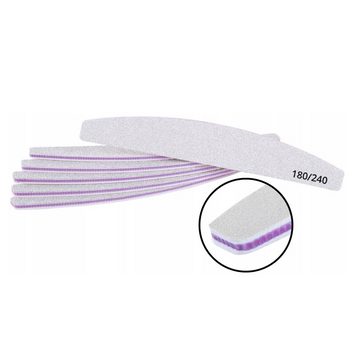 Zestaw Pilników Do Paznokci Standard 180/240 x10 Sztuk