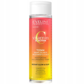 Eveline Vitamin C 3x Action Nawilżający Tonik Do Twarzy Witamina C 200ml