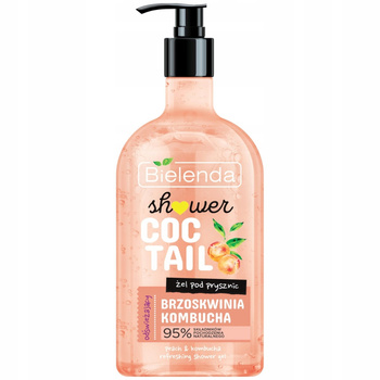 Bielenda Shower Coctail Odświeżający Żel Pod Prysznic Brzoskwinia 400ml