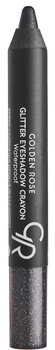 Golden Rose Glitter Crayon Wodoodporny Cień Brokatowy Kredka Midnight Black