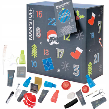 Technic Man'Stuff Kalendarz Adwentowy z 24 Kosmetykami Zestaw Dla Mężczyzn