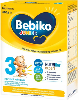 Bebiko Nutriflor Expert Junior Mleko 600g 3