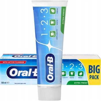 Oral-B Fresh Pasta Do Zębów Przeciw Próchnicy Extra Fresh Mocna Mięta 100ml