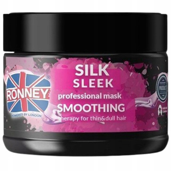 Ronney Silk Sleek Wygładzająco Regenerująca Maska Do Włosów Suchych 300ml