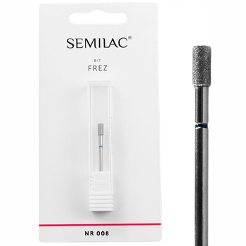 Semilac Diamentowy Frez Do Paznokci Manicure Pedicure Sk贸rek Mikro Walec 08
