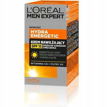 Loreal Men Expert Hydra Energetic Nawilżający Krem Dla Mężczyzn SPF 15