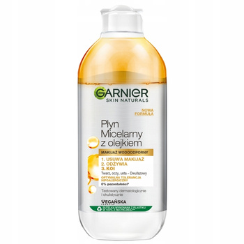 Garnier Dwufazowy Płyn Micelarny Do Demakijażu z Olejkiem Arganowym 400ml