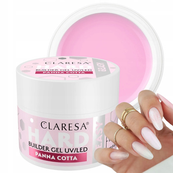 Claresa Hard Easy Budujący Żel Do Paznokci Samopoziomujący Panna Cotta 12g
