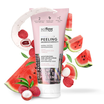 So Flow Nawilżający Peeling Drobnoziarnisty Skóra Sucha Odwodniona 75ml