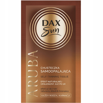 Dax Sun Aruba Chusteczka Samoopalająca Efekt Naturalnej Opalenizny Karnacji