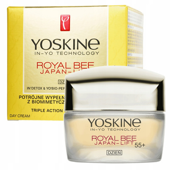 Yoskine Royal Bee Japan Lift Odmładzający Krem Do Twarzy Na Dzień 55+ 50ml