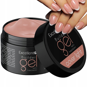 Excellent PRO Jednofazowy Budujący Żel Do Paznokci LED/UV Cover Light 50g