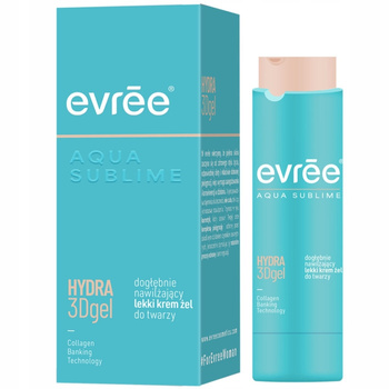 Evree Aqua Sublime Nawilżający Lekki Krem Żel Do Twarzy z Niacynamidem 45ml