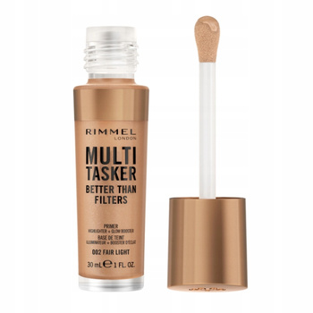 Rimmel Multi Tasker Podkład Primer Baza Rozświetlająca 002 Fair Light 30ml