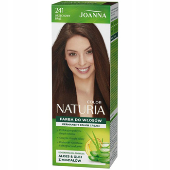Joanna Naturia Color Nawilżająca Farba Do Włosów Aloes 241 Orzechowy Brąz