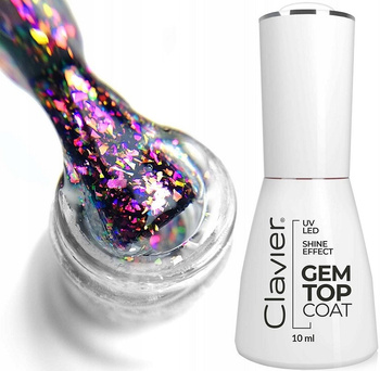 Clavier Gem Top Coat Shine Hybrydowy Amethyst G01