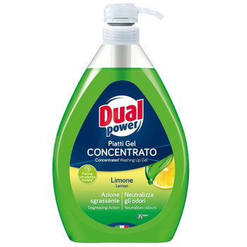 Dual Power Piatti Gel Płyn Do Mycia Naczyń Koncentrat Cytrynowy 1000ml