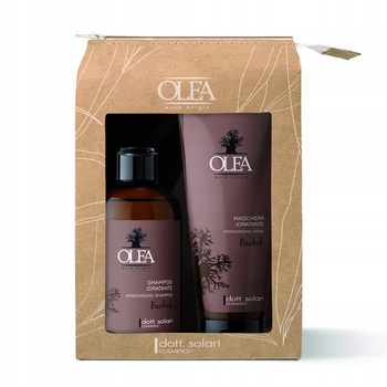 Dott. Solari Olea Baobab Len Zestaw Do Włosów Maska 200ml + Szampon 250ml