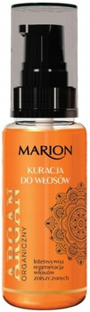 Marion Olej Arganowy Kuracja Do Włosów Zniszczonych Regeneracja 50ml