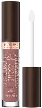 Eveline Choco Glamour Winylowa Pomadka w Płynie Glossy Lips 03 Toffee