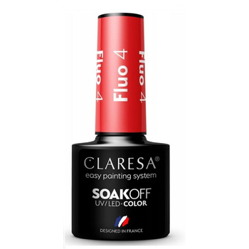 Claresa Lakier Hybrydowy Fluo 4 5g