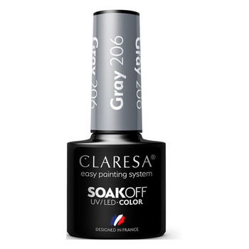 Claresa Lakier Hybrydowy Gray 206 5g