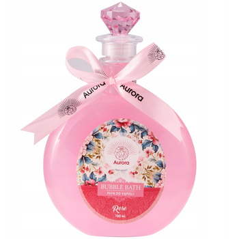 Aurora Bubble Bath Rose Płyn Do Kąpieli Pielęgnujący Skórę Różany 780ml