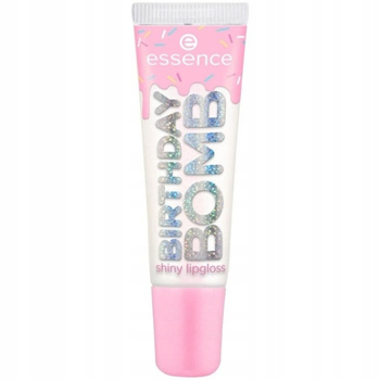 Essence Birthday Bomb Shiny Lipgloss B艂yszczyk Do Ust 01 Cake My Day 10ml