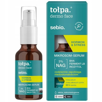 Tołpa Dermo Face Sebio Hormon Stress Regulujące Serum Do Twarzy BHA 30ml