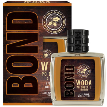 Bond Tyto艅 i Cedr Woda Po Goleniu Dla M臋偶czyzn Od艣wie偶aj膮ca z Kofein膮 100ml