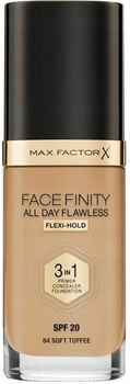 Max Factor FaceFinity All Day Flawless 3w1 Wegański Podkład Kryjący 84 Soft Toffie