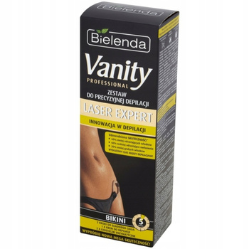 Bielenda Vanity Laser Expert Krem Do Depilacji Bikini + Chusteczki 100ml