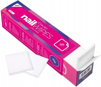 Clavier Waciki Bezpyłowe Cleaner Nail Wipes 325szt