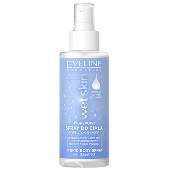 Eveline Wet Skin Hybrydowy Spray Do Ciała Efekt Mokrej Skóry Rozświetlający
