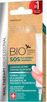 Eveline Bio SOS Regenerująca Odżywka Do Paznokci Skórek Aloes Biotyna 12ml