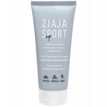 Ziaja Sport 2w1 Lekki Balsam Do Ciała i Odżywka Do Włosów Koenzym Q10 200ml