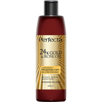 Perfecta Gold 24K Luksusowy Żel Odświeżający Pod Prysznic Różany 400ml