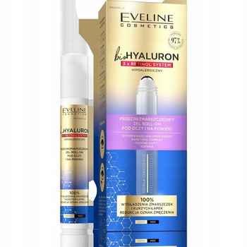 Eveline Biohyaluron 3XRETINOL Roll-On Pod Oczy