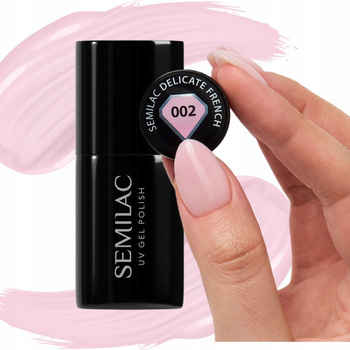 Semilac Lakier Hybrydowy Delicate French 002 7ml