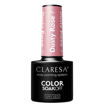 Claresa Lakier Hybrydowy Dusty Rose 7 5g