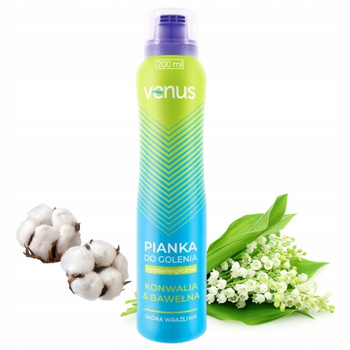 Venus Pianka Do Golenia Hipoalergiczna Konwalia