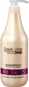 Stapiz Sleek Line Colour Szampon Jedwabny 1000ml