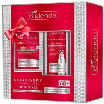 Bielenda Kolagenowy Stymulator Młodości Zestaw Krem Do Twarzy Pod Oczy 60+