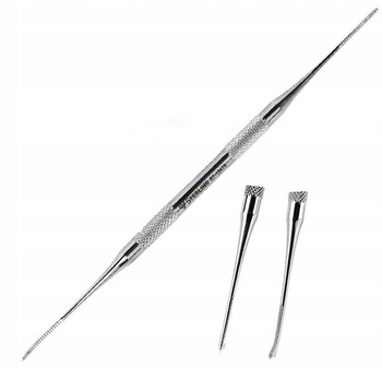 Pilnik Podologiczny Metalowy Dwustronny Srebrny