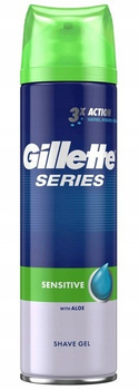 Gillette Sensitive Żel Do Golenia z Aloesem 200ml