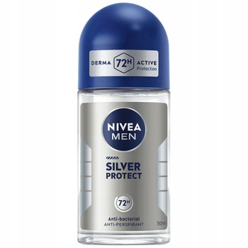 Nivea Men Silver Protect 72H Męski Antyperspitant w Kulce Jony Srebra 50ml