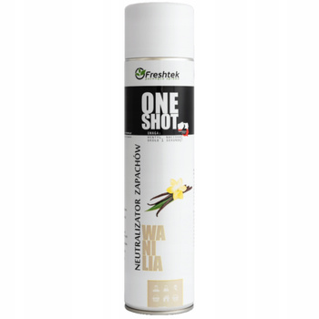 Freshtek One Shot Neutralizator Zapachów Odświeżacz Powietrza Wanilia 600ml