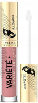 Eveline Variete Satin Matt Pomadka z Kwasem Hialuronowym 02 Raspberry Cream